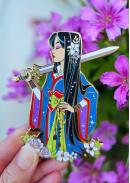 Pin Mulan `bleu` Édition limitée 100 Pin Mulan `bleu` Édition limitée 100
